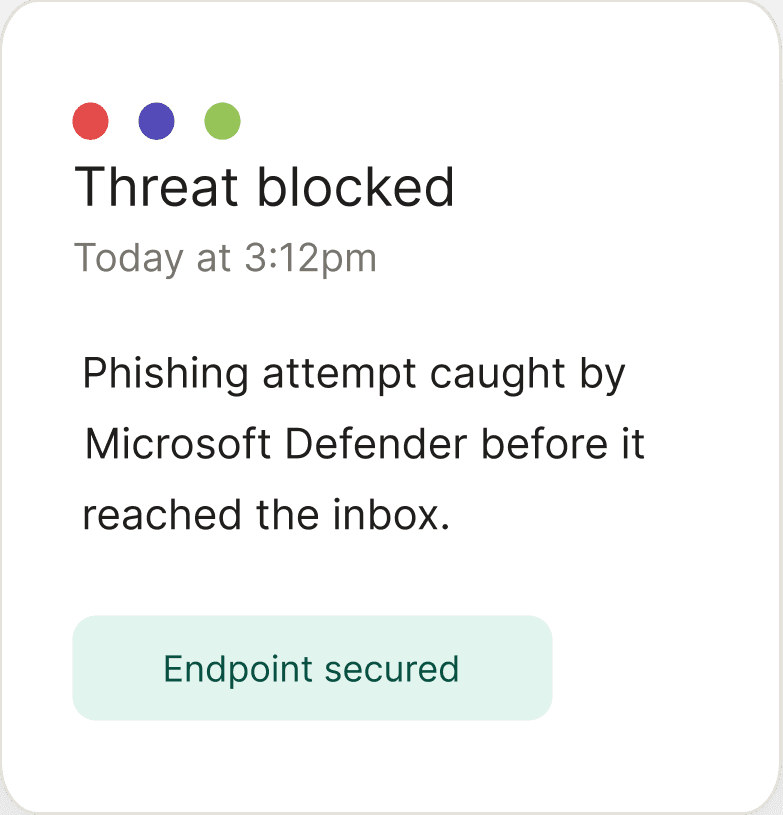 Threat blocked