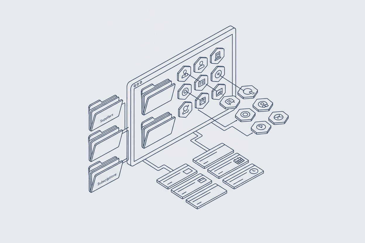 Supplier & Subscription Inventory